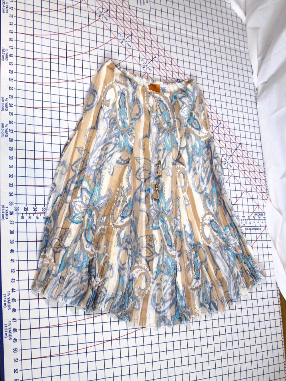 Ruby Rd. Petites Lined Broomstick Skirt PS - Picture 3 of 6